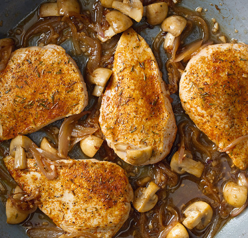 Olymel roast chicken breast, with mushrooms and shallots